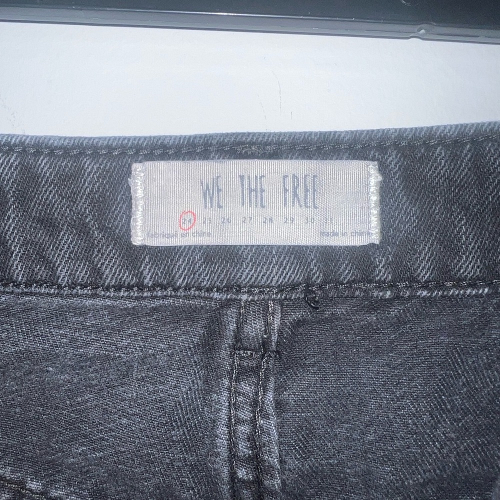 Free People Black Jean Skirt - Picture 5 of 5